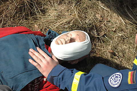 Erst-Versorgung der Verletzungen