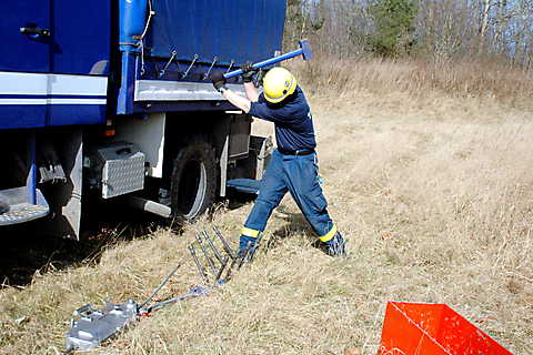 Erdanker setzen