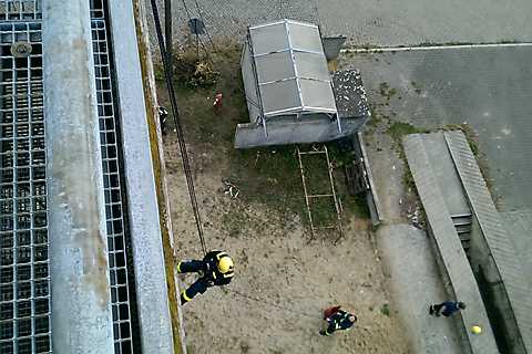 16 Meter weiter unten ...